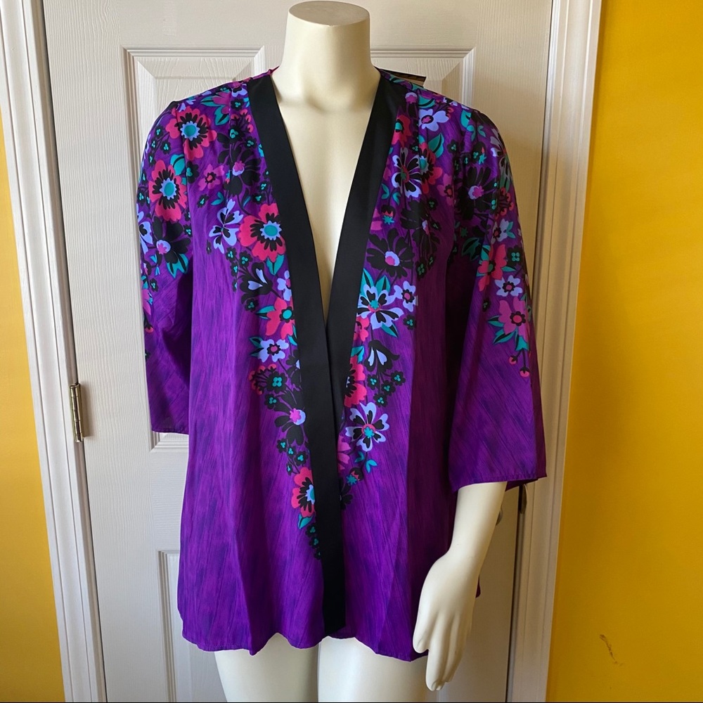 Bob Macki wearable art kimono open cardigan